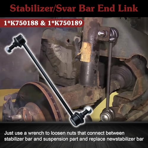 K750188 K750189 Sway Bar Link - Restore Crossover Stability - color: 1*K750188 1*K750189, size: Sway Bar Link