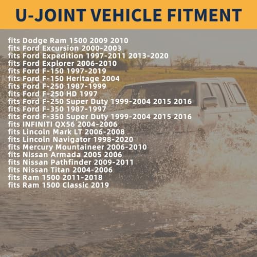 U Joint Universal Joint Rear Drive Shaft Replacement for Ford Expedition