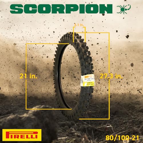 Pirelli MX 32 Mid Soft Motocross Set: 80/100-21 Front & 110/90-19 Rear - size: 80/100-21 F 110/90-19 R