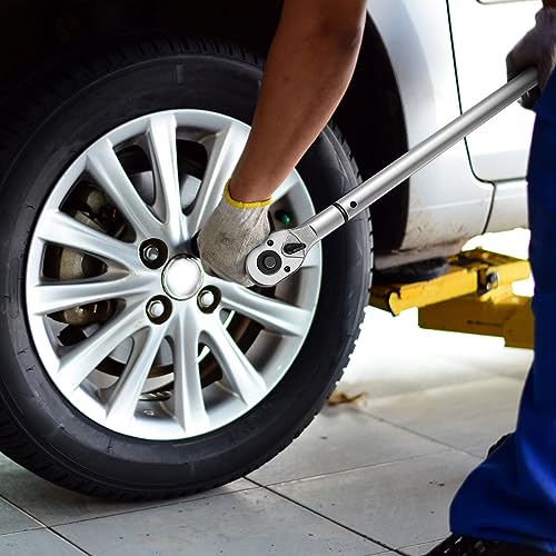 3/4 Torque Wrench, 100-600ft.lb/135.5-815Nm Dual-Direction Adjustable High Accuracy Torque Wrench 3/4 Drive, Β±3% Click with Buckle for Car Trucks Oil Rigs Off-Road Equipment - size: 100-600 Ft.Lb, style: 3/4-Inch