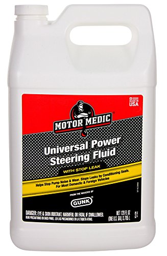 Niteo Motor Medic M2734 Universal Power Steering Fluid with Stop Leak - 1 Gallon - size: One Each, Gallon