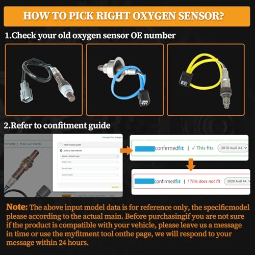 Oxygen Sensor Fit for Nissan Sentra 2013-2018 1.8L L4 - size: 234-9135 234-4904