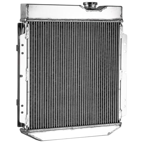 Ford 8N Radiator for Ford 1960-1966 Ford Mustang Comet Falcon Ranchero V8 - size: 3-Row Radiator Fan Combo