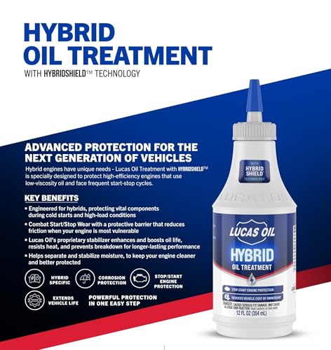 Lucas Oil 10997 Hybrid Oil Treatment w/HybridShield™ - 12 Ounce