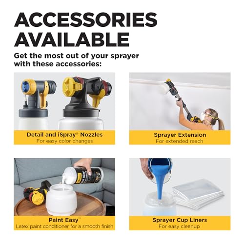 Wagner Spraytech Control Spray QX5 HVLP Stain Sprayer, Adjustable Settings - size: QX5