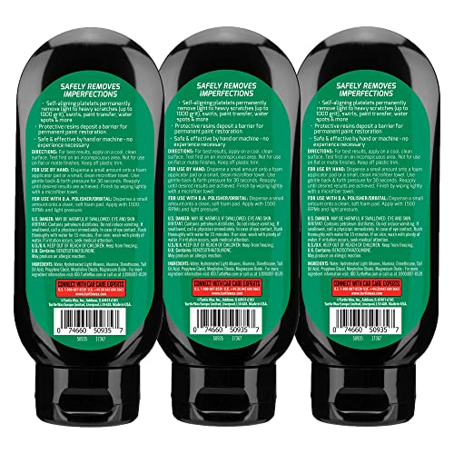 Turtle Wax Scratch Repair & Renew, Car Scratch Remover, 7 oz. (Pack of 3) - size: 7 Oz. (Pack of 3)