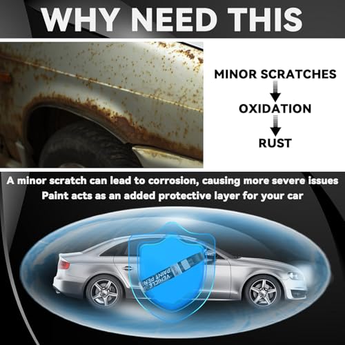 Silver Touch Up Paint for Cars, Professional Automotive Paint Scratch Repair, Lasting Auto Scratch Remover, Color Accurate, Quick Drying, Easy to Use, Safe and Waterproof, Versatile Use - color: Silver