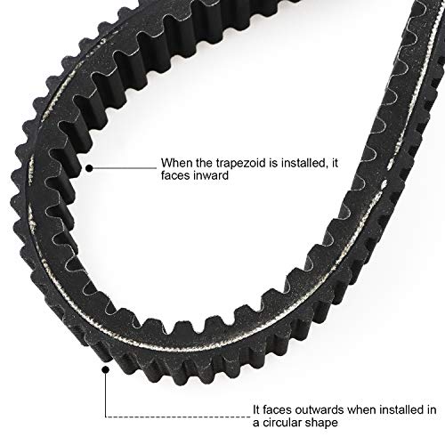 CVT Carbon Drive Belt for Polaris Ranger 2010-2012 800 Crew EPS Ranger RZR 800 EPS 24G4022 3211118 3211133 3211162