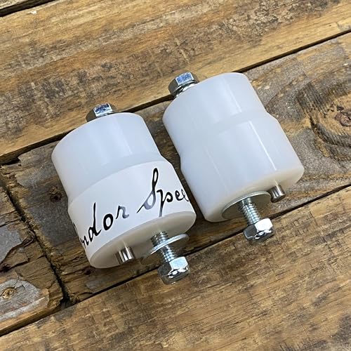 E34 M30 S38 Engine Mount Set | Compatible with BMW E34 E32 | Solid UHMW Street Track | Condor Speed Shop | Made in USA | 530i 535i M5 730i 735i 735iL - size: M30/S38 | 530i 535i M5 E34 / E32, style: Classic | UHMW | Street / Track