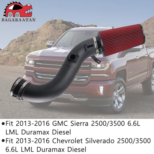Cold Air Intake for 13-16 Silverado/Sierra 2500/3500 6.6L Diesel - color: 13-16 Chevy/GMC/LML 6.6l Diesel
