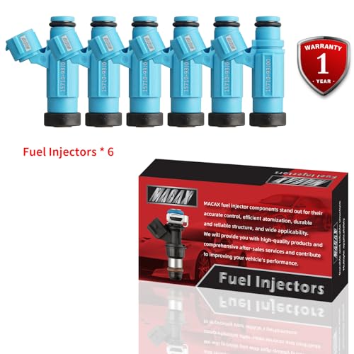 Set of 6 Fuel Injectors 15710-93J00 Replacement - size: 15710-93J00