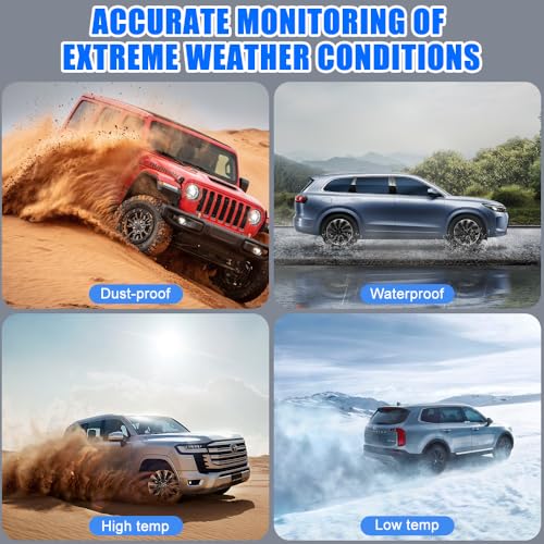 RV Tire Pressure Monitoring System TPMS w/8 Sensors(0-108 PSI) - size: 8 Sensors