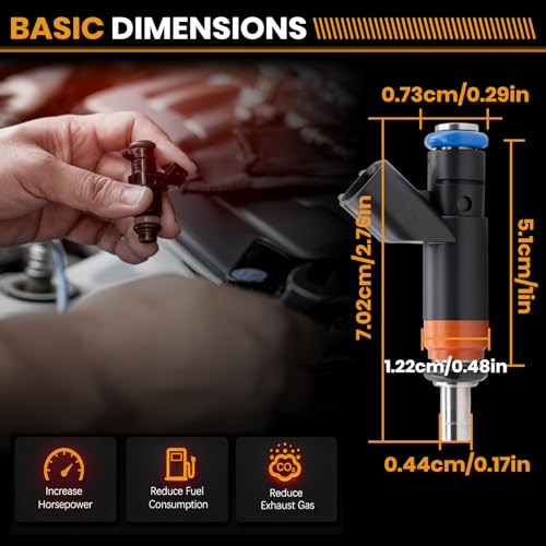 Fuel Injectors 05037479AA Compatible with Ram Chrysler Jeep 5.7L 6.1L 6.4L - size: 05037479AA 8P