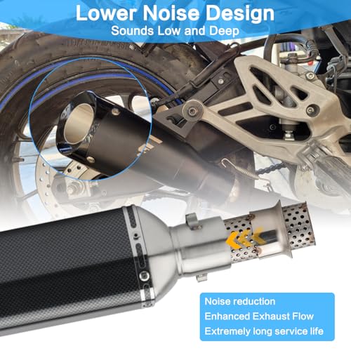 Motorcycle 51mm DB Killer Universal Exhaust Baffle Silencer - size: 51mm - Air Hole Model