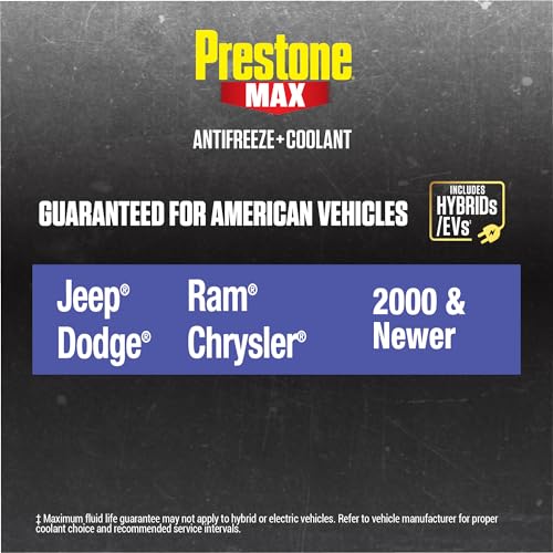 Prestone AF6900 Cooling System Antifreeze Ready to Use, 1 Gallon, Pack of 6