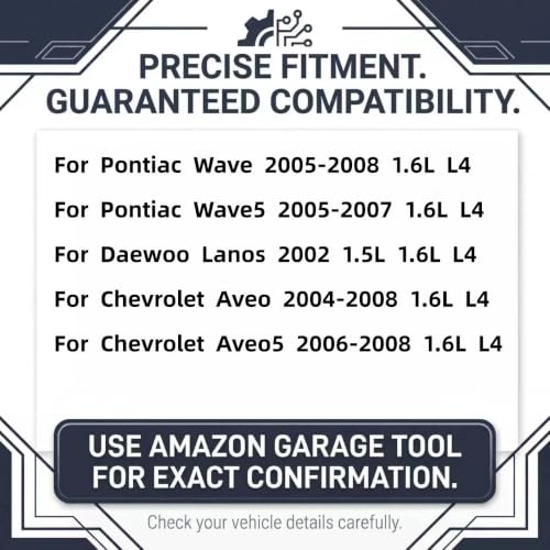 Engine Valve Cover Gasket Set Fits for Chevy Aveo 2004-2008,Aveo5 2006-2008,for Pontiac Wave 2005-2008,Wave5 2005-2007,for Daewoo Lanos 2002,1.5L 1.6L L4,VS50730R