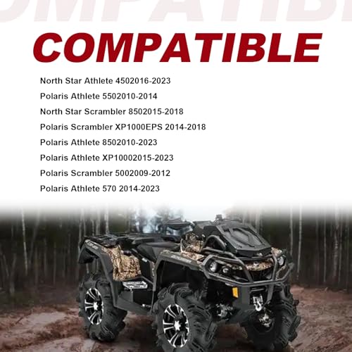 Thumb Throttle Control Lever Compatible with 2009-Up Polaris Scrambler XP 1000 EPS 500 850 Sportsman 450 570 850 XP 1000 550 ATV Extended Throttle Lever Replace# 2010336 2010359 Black - color: kongzhiganBlack