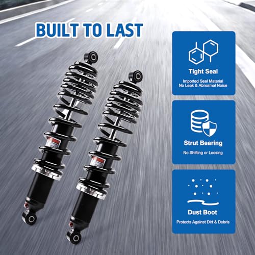 KLV ATV Monotube Rear Shocks,Struts for Yamaha Rhino 5UG-F2210-11-00, 2pcs