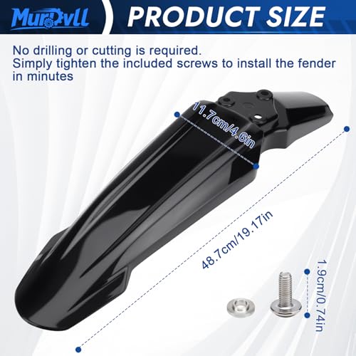 Front Fender for SurRon Light Bee X/S/Segway X160 X260 Dirt Bike Mudguard - style: Front Fender