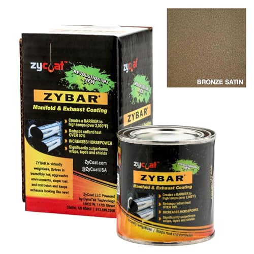 ZyCoat ZyBar 10008 High Temperature Coating - Bronze Satin, 8 Ounce - size: 8 Ounce
