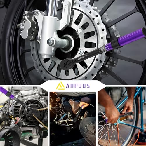 ANPUDS 3/8 Inch Drive Click Torque Wrench, 5-45 Ft-Lb/6.8-61Nm - size: 5-45 Ft-Lb