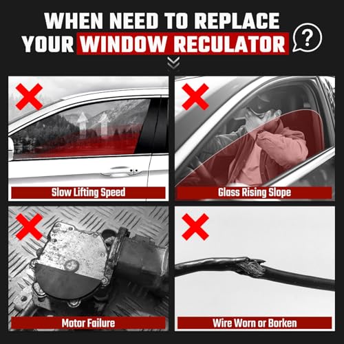 Front Left Driver Side Window Regulator Without Motor for Chevy Volt 11-15 - size: Front Left, style: 751-575