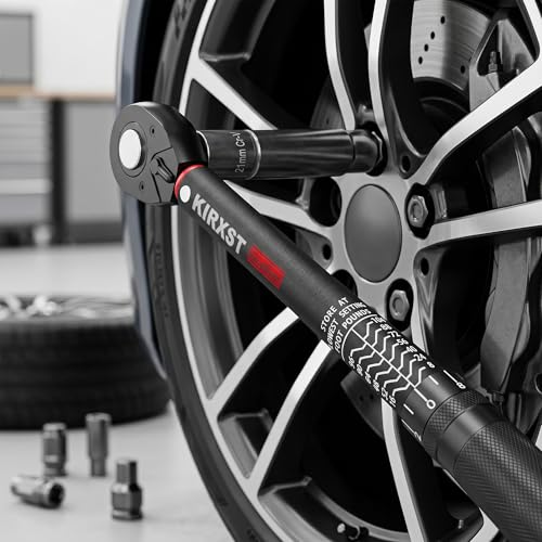 3/8" Drive Torque Wrench 8-104Ft.-Lb./10.9-141.1 Nm, Two-way Adjustable 72-tooth Click Torque Wrench, Dual Scale, ±3% Accuracy Wrench, Suitable for Maintenance Bicycles, Cars and Trucks - size: 3/8"