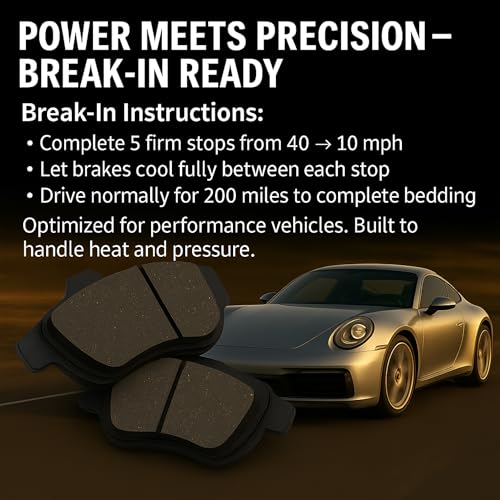QUALITY-BUILT Black Series Front or Rear Brake Pads for 65-88 BMW,BP0163C - size: BP0163-C