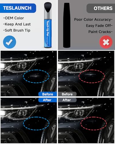 LP5Y/P2 Tourmaline Blue Metallic Touch Up Paint Compatible with Volkswagen Exact Match Touch Up Paint Car Scratch Repair - color: Tourmaline Blue Metallic(LP5Y/P2) Compatible with Atlas/Atlas-Cross-Sport/ID4/Passat