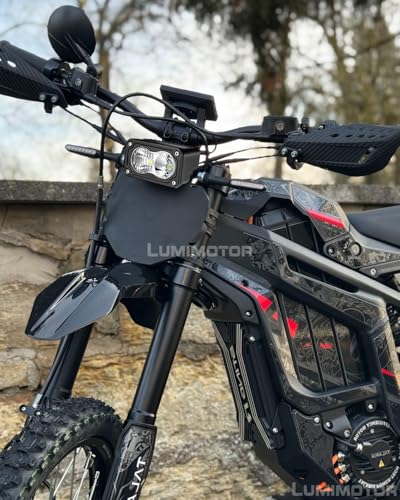 Dirt Bike Light Bar Motorcycle Headlight Light Kit w/Switch for 7/8" Handlebar Electric Dirt Bike E-Bike Minibike ATV Motorcycle