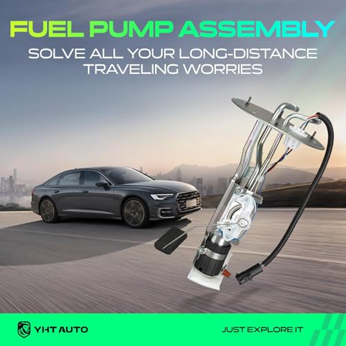 YHTAUTO Center Tank Fuel Pump Assembly with Sending Unit for Ford
