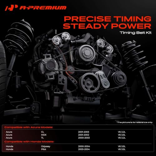 A-Premium Engine Timing Belt Kit + Water Pump With Tensioner