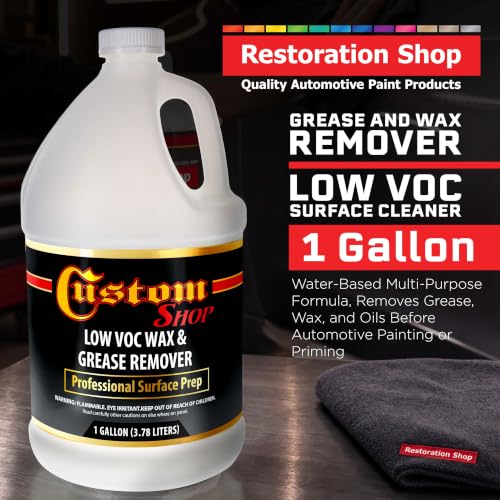 Custom Shop Panel Prep and Degreaser, Low VOC Surface Cleaner, 1 Gallon