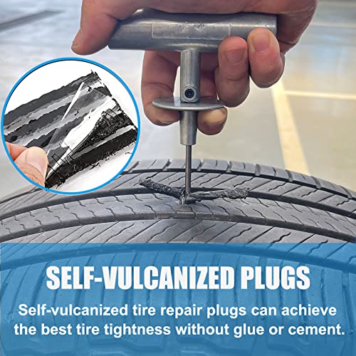 30pcs 4" Tire Plugs Heavy Duty.Tire Repair Plugs(Black) - style: Tire Plugs (30PCS)