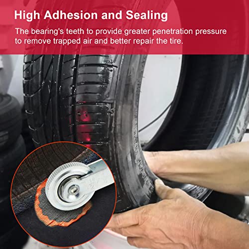 2Pcs Tire Repair Patch Tools, Strong Tire Patch Roller Kit/Repair Buffing Wheel for Air Buffer, Grinding