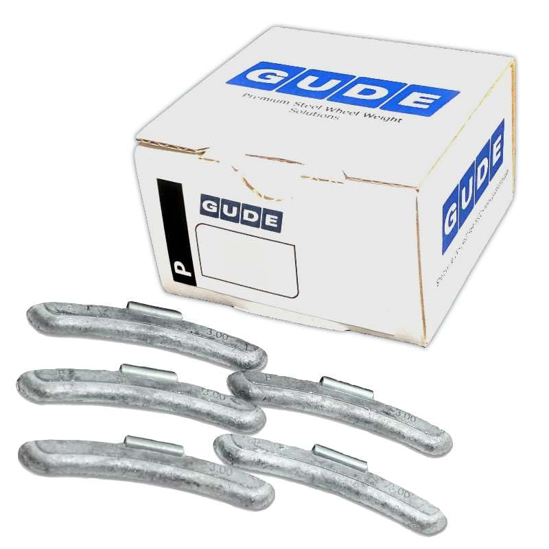 Generic GUDE Tire Wheel Weights REG P Type (Fe) Coated Steel Spring Steel Clip On - Choose Size - 25 Pack (3 oz) - size: 3 oz