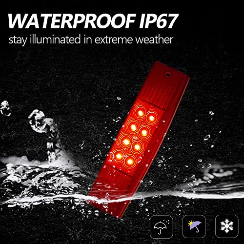 UTV Tail Light Compatible with Polaris Ranger 400 570 800 EFI MIDSIZE Red Replacement OEM 2411450(2pcs Red) - color: 2pcs Red