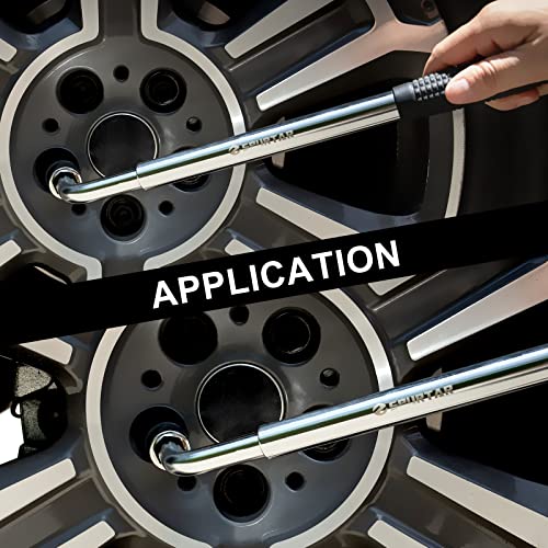 Spurtar Telescoping Lug Wrench 1/2 Drive 17/19mm 21/23mm Sockets - size: Telescoping