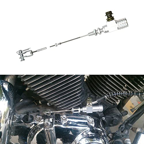 Riloer Refit Hydraulic Clutch Slave Cylinder Pull Rod Accessories, Aluminum Brake Pump Component, Universal for Most Motorcycle ATV, Blue - color: Blue