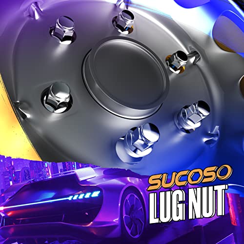 SUCOSO 14x1.5 Lug Nuts for F150, OEM Stock Solid One Piece Wheel Lugnuts - color: Silver, size: M14X1.5, style: F150/Expedition