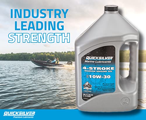 Quicksilver 10W-30 Marine Engine Oil - style: Mineral