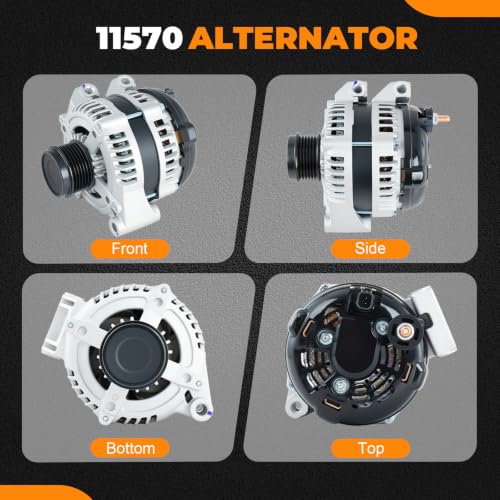 11570N Alternator for Chrysler Dodge Ram VW Town 2011–2020 V6 3.6L - size: 11570