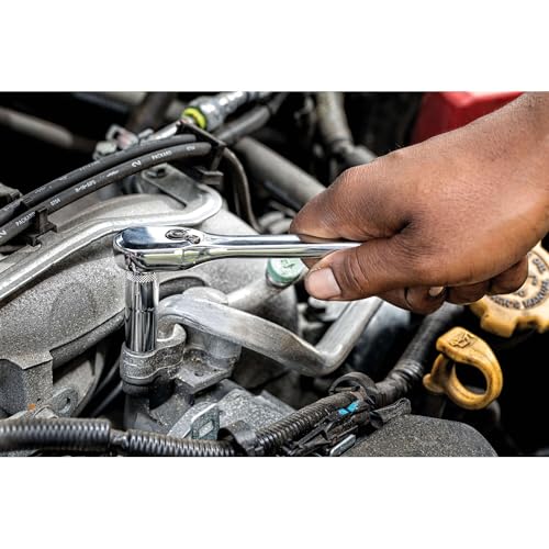 DEWALT Mechanic Tool Set, 247-Piece, 1/4 in., 3/8 in. and 1/2 in. Drive, SAE, Ratchets, Sockets, Hex Keys, Combination Wrenches, Polish Chrome Finish (DWMT81535) - style: 247 pc