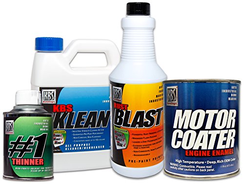 KBS Coatings 58014 Chrysler Blue Motor Coater Engine Paint Kit