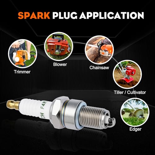 Hipa BPR4ES Spark Plug for NGK BPR4ES John Dere M805853 - size: BPR4ES 2pack