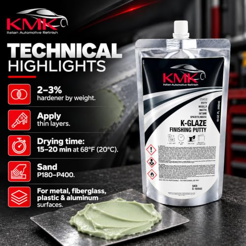 KMK K-Glaze G-10440 Finishing Putty - 440ml