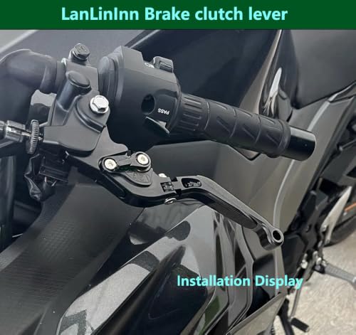 Motorcycle Brake and Clutch Levers Modified Parts For ZX-6R 636 2025 2026 - color: Black