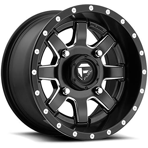 Fuel Offroad D538 Maverick ATV/UTV 15x7 4x136 +13mm Black/Milled Wheel Rim