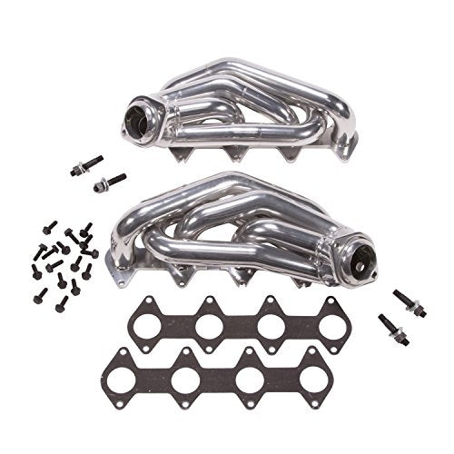 BBK 16120 1-5/8" Shorty Tuned Length Performance Exhaust Headers for Ford Mustang GT - Polished Silver Ceramic Finish