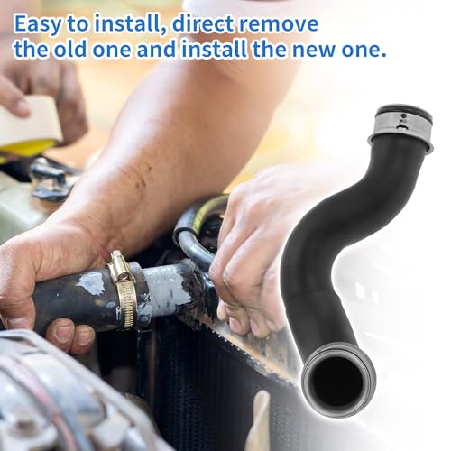 1 Pc Radiators Hose for Mercedes-Benz CL550 2009-2010 S550 2007-2010 Good Sealing Rubber Black Upper Coolant Water Tank Connection Pipe
